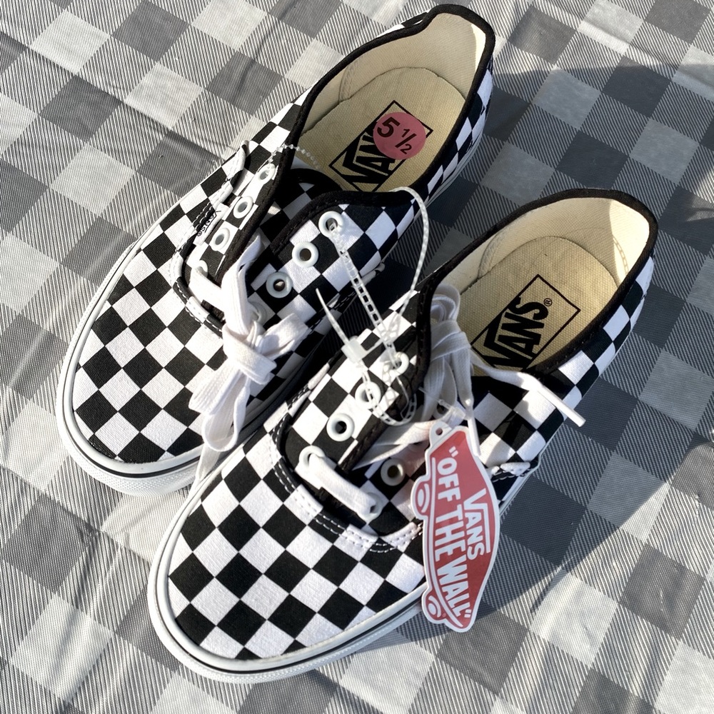 Checkered vans